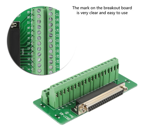 Interfaz De Montaje En Riel Din Rail Module Db37