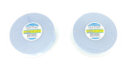Fita Lace Front Azul 36 Metros- Walker Tape- Kit Com 2 Fitas