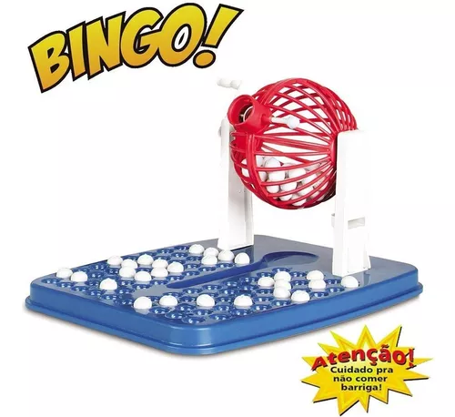 Bingo Infantil Jogo Brinquedo Globo + 48 Cartelas + Bolinhas