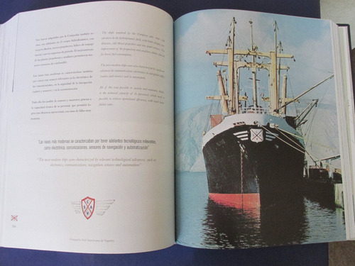 Imponente Libro Cia Sudamericana De Vapores 150 Años Escaso (Usado)