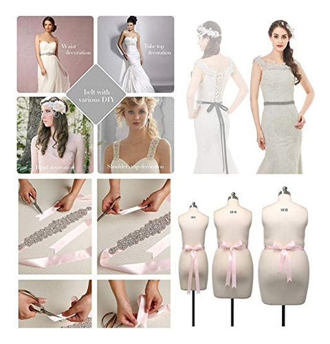 Cintos De Faixa De Strass Para Noivas De Casamento Cinto
