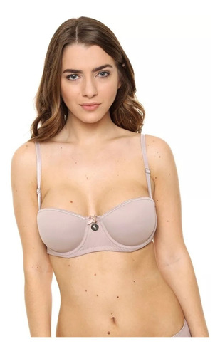 Corpiño Strapless Microfibra Yvette Art 60048