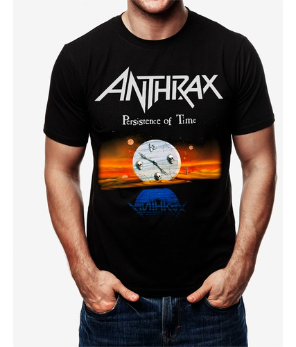 Polera Anthrax - Persistence Of Time