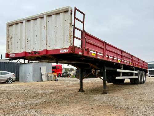 2021 Semiremolque Goren Rampla Plana Con Barandas - 13.5m