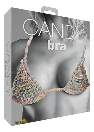 Sutiã comestível Candy Bra Lingerie comestível Multisabor Candy One Size Flavor