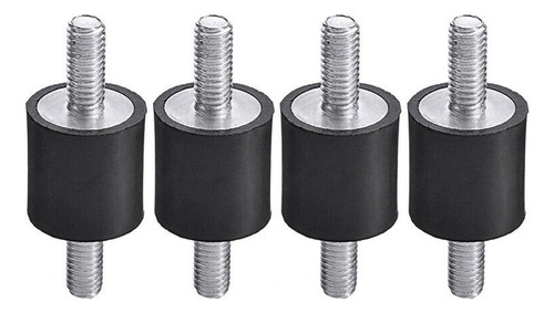 W 4 Piezas De Soportes Aisladores Antivibración De M6