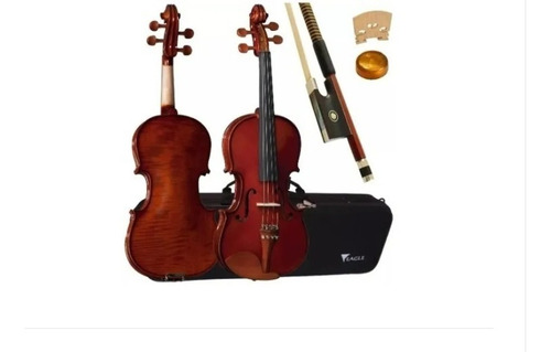 Violino Eagle Ve 431 3/4 Completo Com Case + Breu + Arco