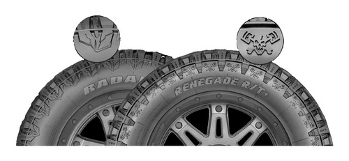 Kit 4 Pneu 265/70r16 Lt 121/118q Renegade Rt+ 10ply Q