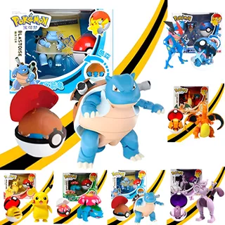 Pokemon Pokebola Figura Coleccionable Lanzador Pop Original