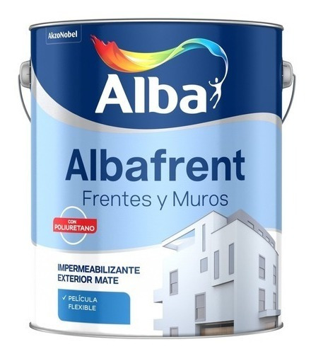 Albafrent Látex Impermeabilizante Exterior Blanco 4lts Frent