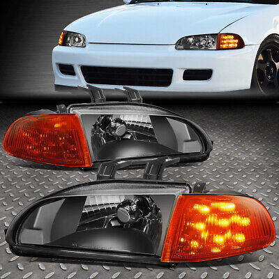 [led Turn Signal]for 92-95 Honda Civic 2/3dr Black Housi Oad