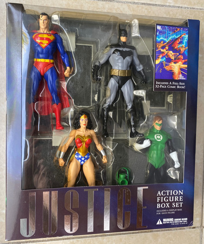Dc Direct Justice League Alex Ross 4 Pack Loose (Usado)