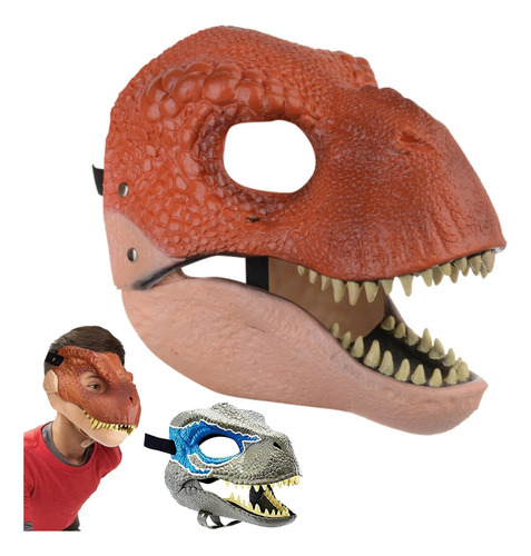 Divertidos Juguetes Para Niños, Máscara De Dinosaurio Con Bo