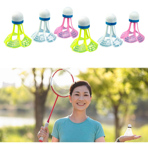 6 Piezas De Volantes De Bádminton, Pelotas De Bádminton
