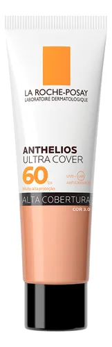 Protetor Solar Com Cor, Alta Cobertura 12h, Oil-Free, Toque Seco ...