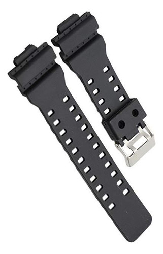 Pulseira Compatível Com Relógio Mormaii Mo3415a Silicone Poolsy Top Cor Preto