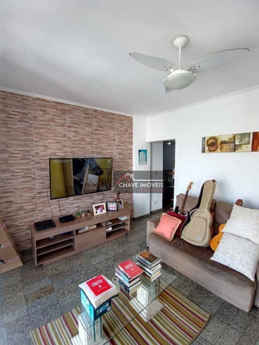 Imagem 4 de 14 de Apartamento À Venda, 89 M² Por R$ 424.000,00 - Gonzaga - Santos/sp - Ap2647
