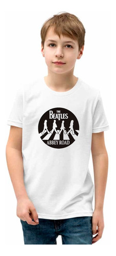 ¡oferta! Polera Manga Corta Unisex The Beatles Abbey Road 