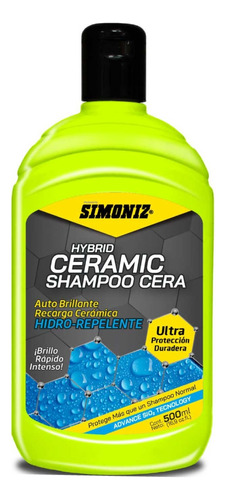 Shampoo Cera Hidro Repelente Simoniz 500 Ml 