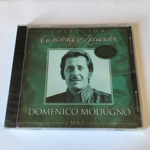 Cd Doménico Modugno - Canciones Y Recuerdos (2013)