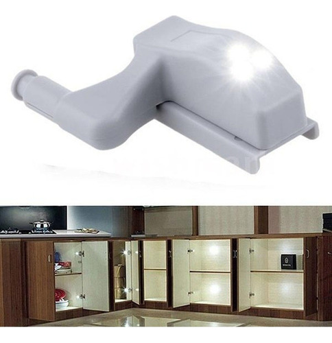 20pcs Bisagra De Gabinete Led Sensor Luz Hogar Cocina Armari