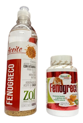 Aceite Fenogreco 500m+ Capsulas