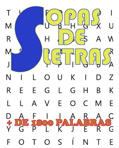 Sopa De Letras: + De 1800 Palabras