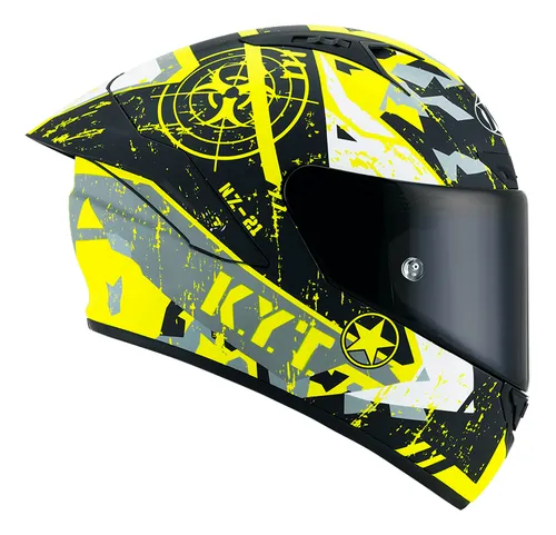 Capacete Kyt Nz Race Blazing Matt Yellow 1