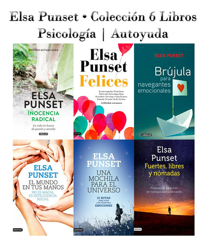 Elsa Punset  Colección De 6 Libros | Psicología, Autoayuda