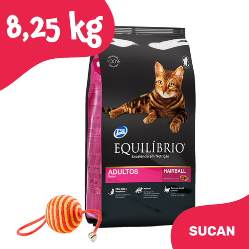 Comida Gato Equilibrio Adulto 7,5kg + Promo!