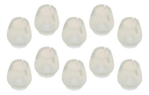 Tapones Transparentes Para Patas De Silla, 5 X 10 Unidades