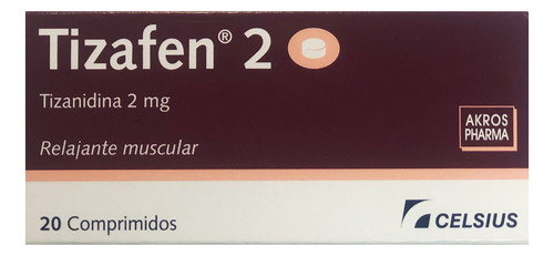 Relajante Muscular Tizafen X 2 Mg X 20 Comprimidos