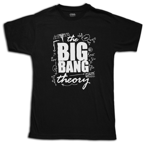 Remera The Big Bang Theory Mujer Hombre Niño Algodon Tbbt