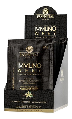 Immuno Whey Pro Glutathione 15 Sachês/31g - Essential