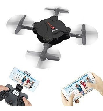 Drone Cuadricoptero Camara Hd Control Aterriza Solo C/ 2 Bat