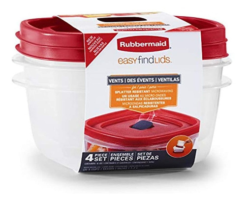 Rubbermaid Easy Find Lids Contenedores Y Tapas De Almacenami