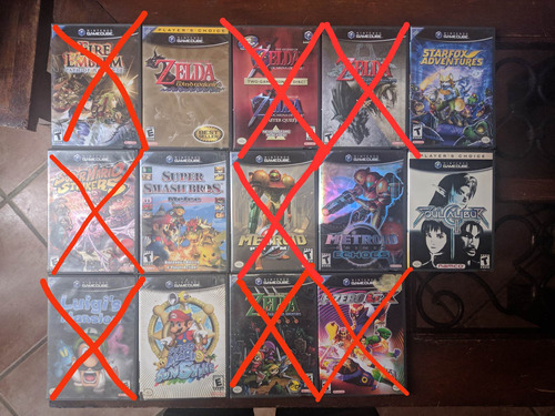 Coleccion De Juegos De Nintendo Gamecube