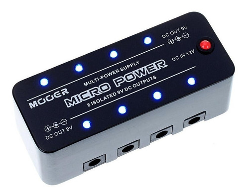 Mooer Micro Power Fuente Multiple Para Pedales