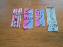 Comprar Boletos Capicüa Antiguos Colectivo Línea 110 - (4 Boletos)