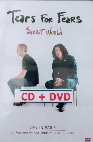 Tears For Fears Cd + Dvd Live In París Secret Worlds 