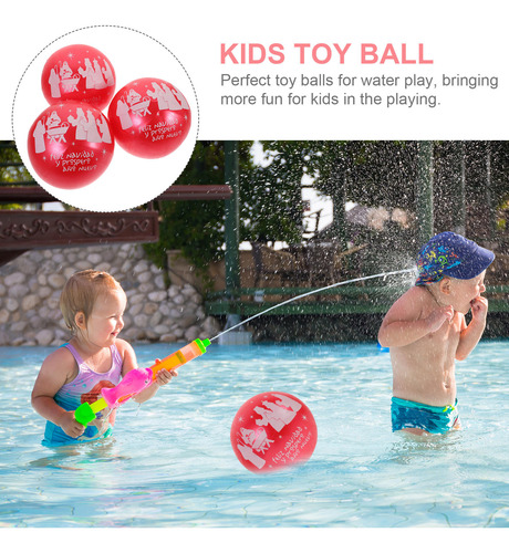 Pelotas De Juguete Inflables De Pvc Para Niños, 3 Bolas De J