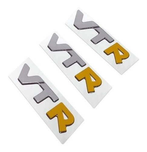 Kit Adesivos C4 Vtr 2007/2009 Emblemas Laterais E Traseiro