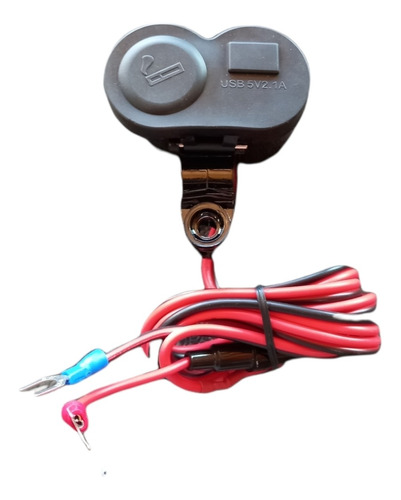 Cargador Usb/toma Corriente 12v C/led Indic Moto Avenida