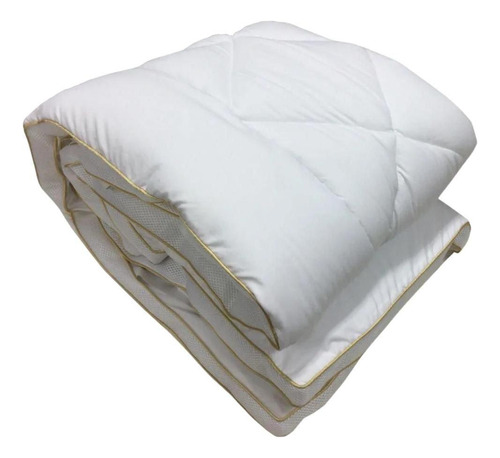 Pillow Top Toque De Plumas Casal Branco Niazitex