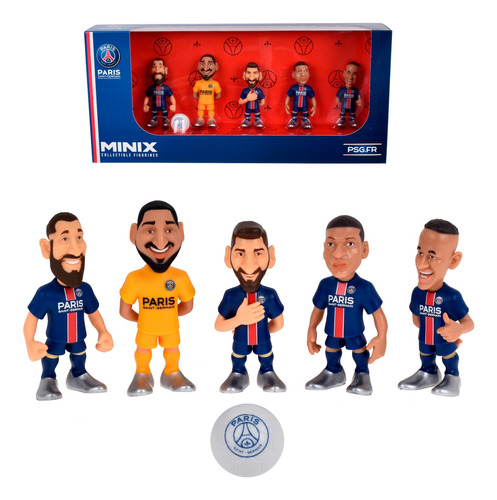 Pack 5 Futbolistas 7 Cm - Psg