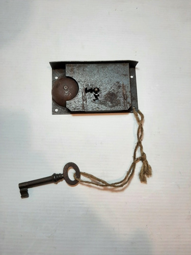 Antigua Cerradura Con Alarma Única 1900 Funciona Ro 1774