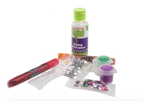 Kit Completo Para Slime Nickelodeon Rainbow Glitter Xtrem C