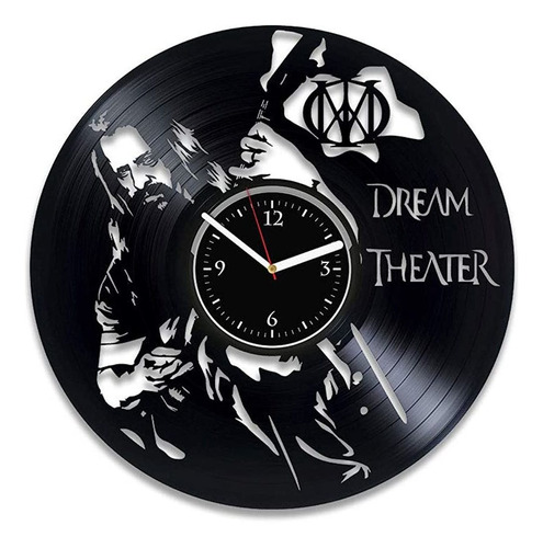 Reloj Dream Theater Vinyl Wall Clock Metal Band Vinyl Record