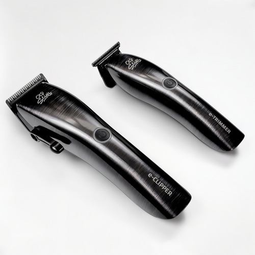 Old Scull Expert Combo Neo E-clipper + E-trimmer Barberia Color Gris Oscuro