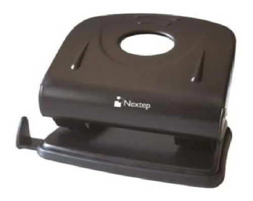 Perforadora Nextep 2 Orificios 8cm 30 Hojas - Ne-121m /v Color Negro